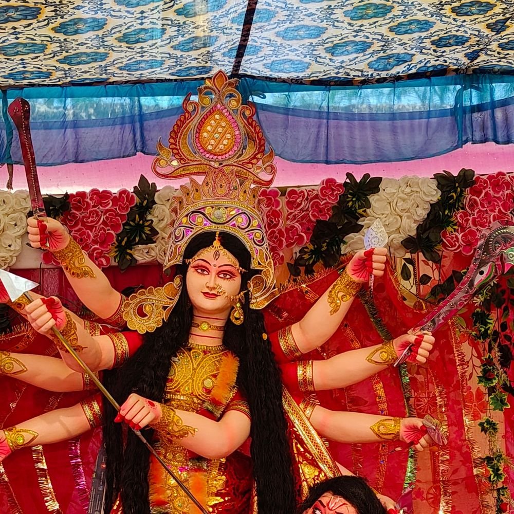 मधका में चार दिवसीय दुर्गा पूजन:पूजा-अर्चना कर ग्रामीणों ने व्यक्त की श्रद्धा
