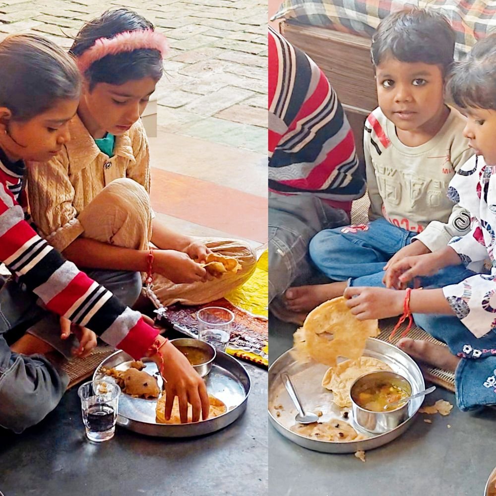 महाअष्टमी-नवमी पर कन्या पूजन के साथ नवरात्रि का समापन:घरों और मंदिरों में गूंजे माता के जयकारे, कन्याओं को भोजन कराकर सुख-समृद्धि की कामना की