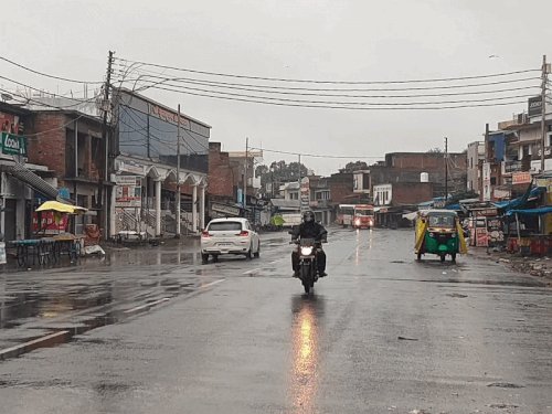 सोमवार की रात बारिश का मंगलवार को दिखा असर:तापमान में गिरावट, मौसम विभाग ने आज भी जारी किया है बारिश का अलर्ट