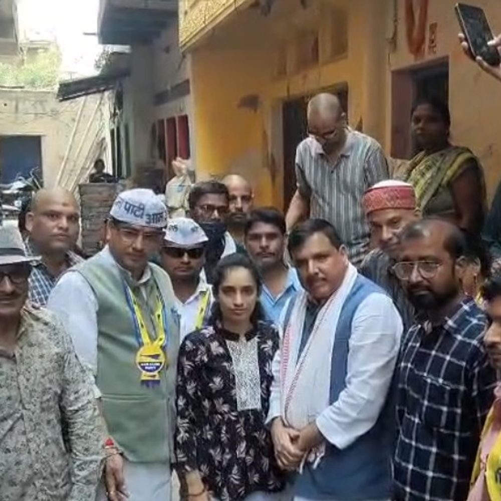 संजय सिंह बोले- मुख्य चुनाव आयुक्त इस्तीफा दें:मिर्जापुर में AAP सांसद ने की गिरफ्तारी की मांग, मतदाता सूची से नाम काटने का आरोप