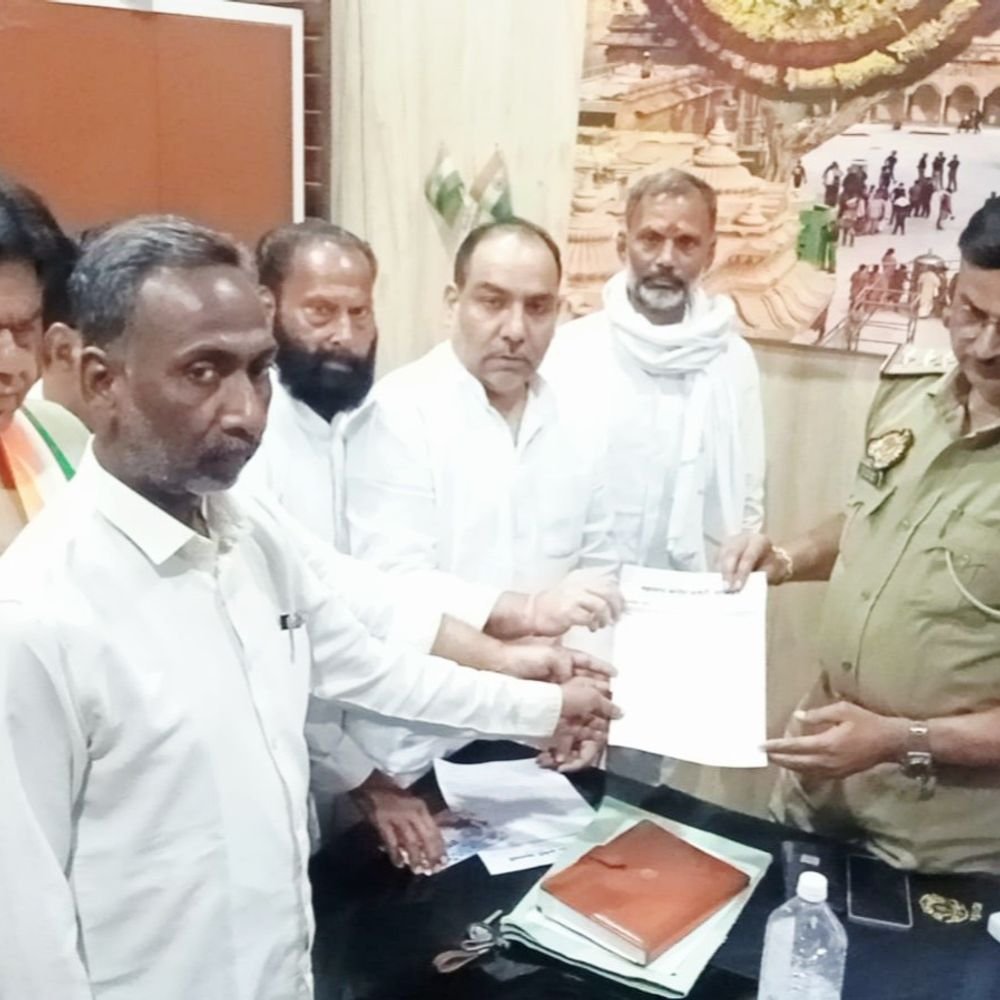 BJP-विधायकों पर FIR लिखवाने कोतवाली पहुंचे कांग्रेसी:सेना के दुरुपयोग कर एयर-शो के फर्जी पास जारी करने का आरोप, कार्रवाई की मांग
