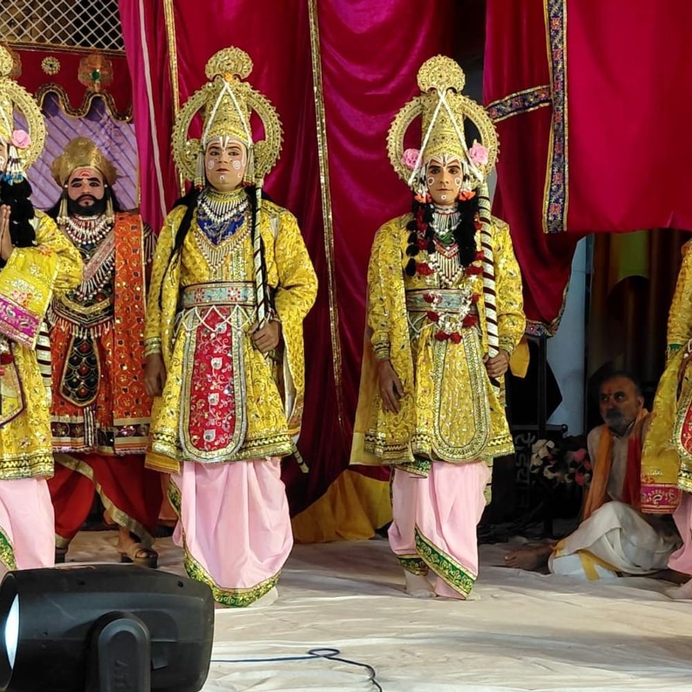 रामपुर में राम महोत्सव:जनकपुरी प्रवेश, गंगोत्पत्ति और गौरी पूजन के प्रसंगों का मंचन