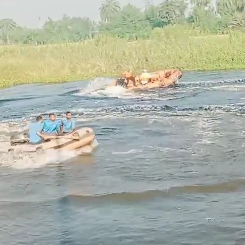 गोंडा में विसर्जन के दौरान हुए हादसे में शव बरामद:16 घंटे चला रेस्क्यू, हादसे में 6 लोग डूबे थे 3 की हुई मौत