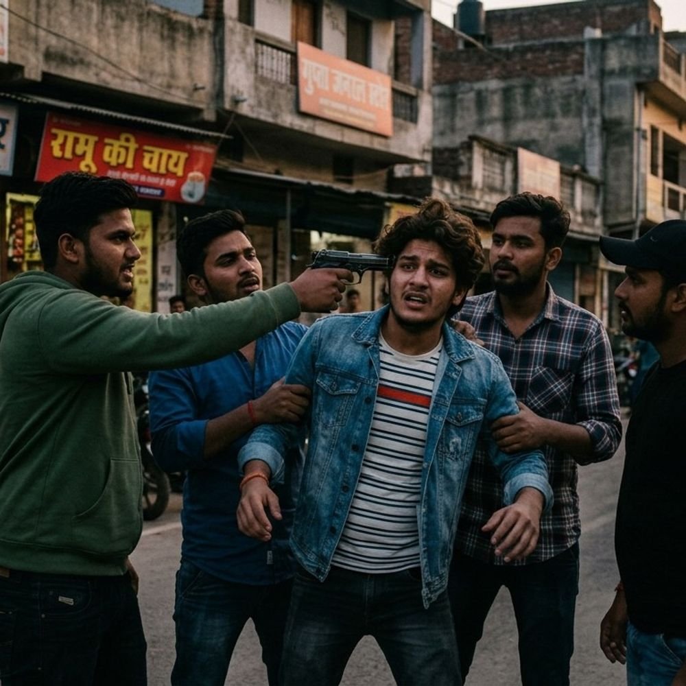 गुर्जर गैंग ने युवक को लोहे की रॉड से पीटा:पिस्टल दिखाकर जान से मारने की धमकी दी, जेल से छूटकर बनाया गैंग