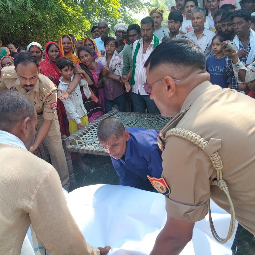 बहराइच के पंडित-पुरवा में तालाब में मिला युवक का शव:घर से निकलने के बाद वापस नहीं लौटा था, पोस्टमार्टम रिपोर्ट से खुलेगा राज