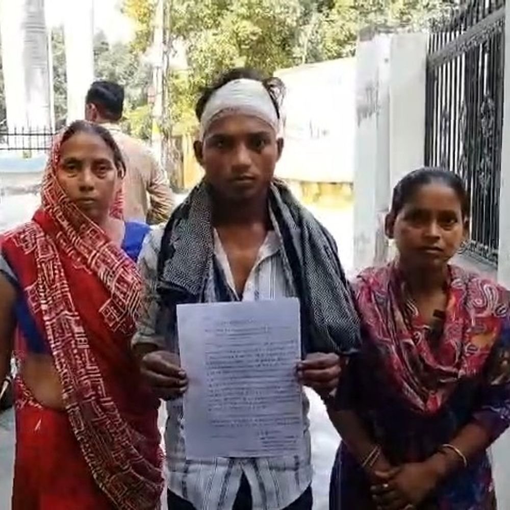 मैनपुरी में पानी पी रहे युवक पर हमला:ईंट और धारदार हथियार से वार, सिर में आईं गंभीर चोट, एसपी से कार्रवाई की मांग
