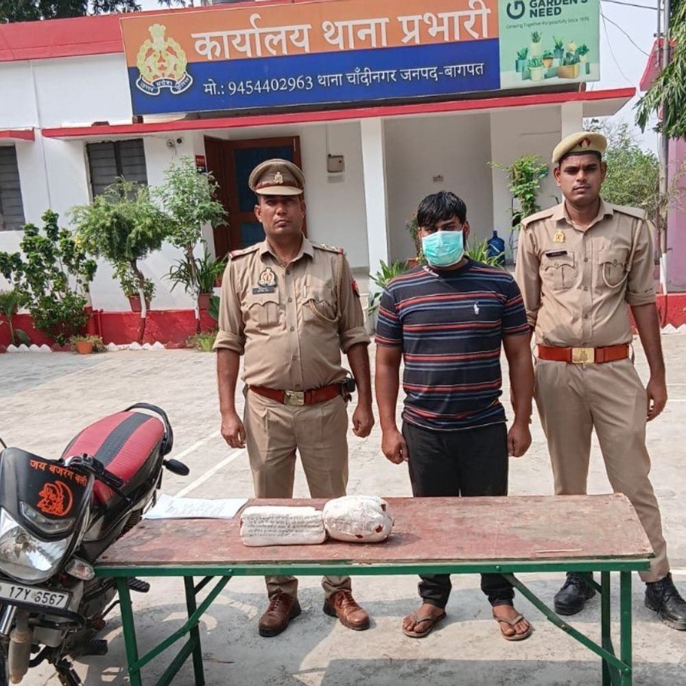 बागपत में अजय हत्याकांड का इनामी आरोपी गिरफ्तार:लवदीप ने अमित के साथ मिलकर की थी हत्या, पुलिस ने बाइक भी बरामद की