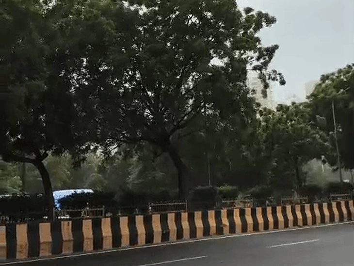 नोएडा में बारिश का यलो अलर्ट:आसमान में छाए है बादल, 31 डिग्री तापमान, 40 किमी प्रतिघंटा तक चलेंगी हवा