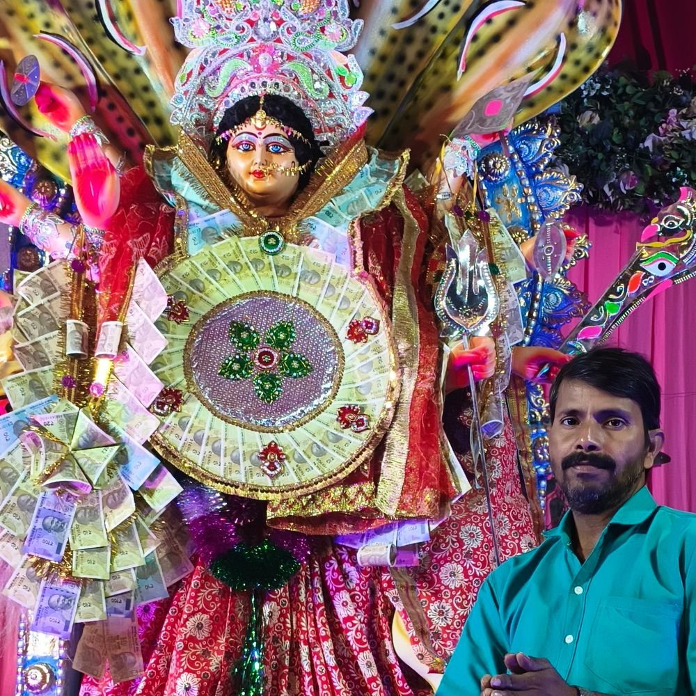जगदीशपुर में दुर्गा प्रतिमा विसर्जन से पहले विशाल भंडारा:बच्चों ने आकर्षक झांकियां प्रस्तुत कर धार्मिक आयोजन में बढ़ाई रौनक