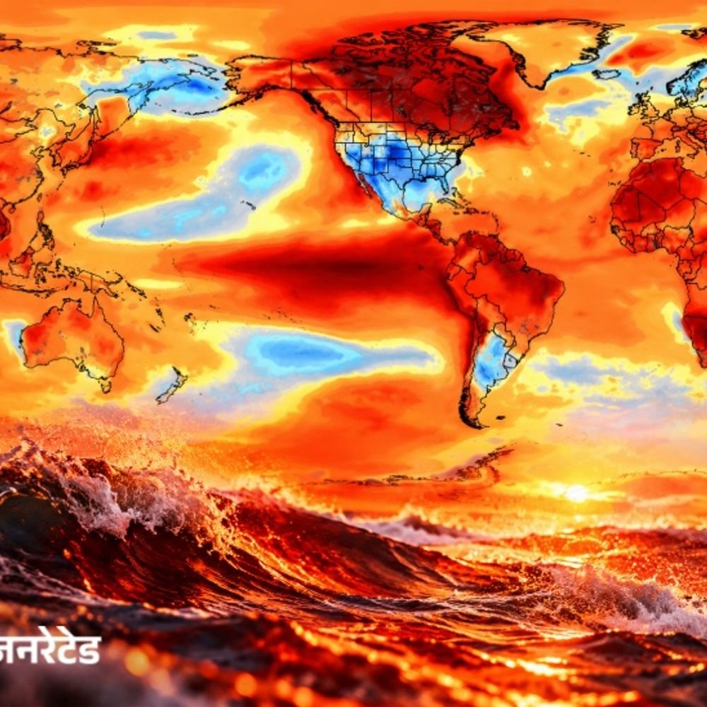 76 साल में सबसे ज्यादा गर्म हुआ प्रशांत महासागर:सुपर अल नीनो से धरती पूरी लाल; 4.5 लाख मौतों की वजह बन सकता है