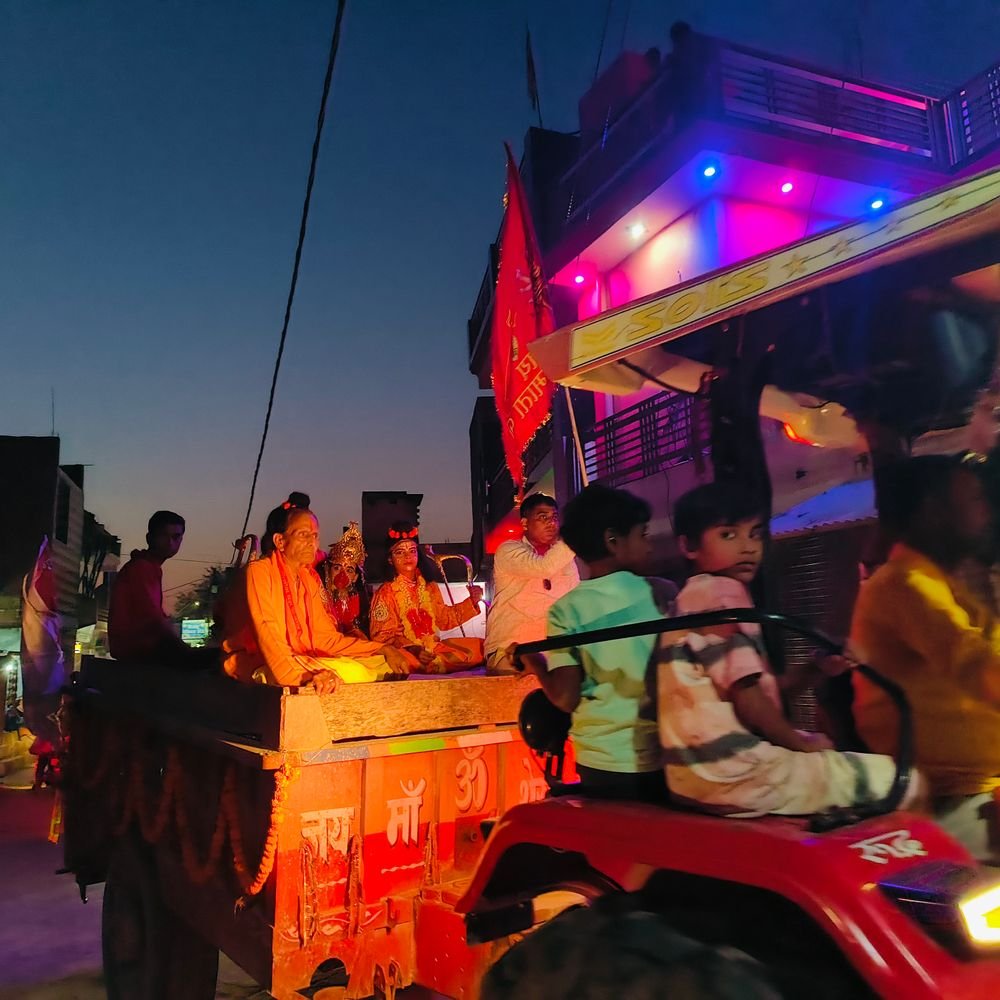 घाटमपुर में धूमधाम से मनाई गई विजयादशमी:पतारा में आतिशबाजी के साथ रावण दहन, जय श्रीराम के जयकारों से गुंजायमान हो उठा रामलीला मैदान