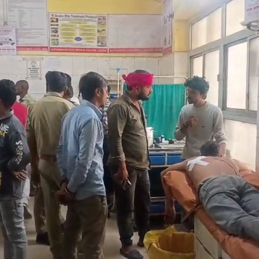 गोंडा में तड़के 3:30 बजे युवक पर ताबड़तोड़ फायरिंग:पीठ और हाथ में लगी गोली, चार पहिया वाहन से पहुंचे थे हमलावर, हत्या के प्रयास का मुकदमा दर्ज