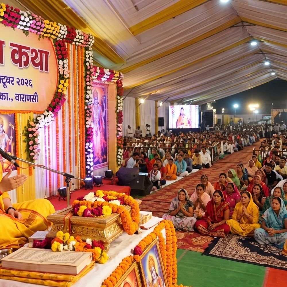 वाराणसी में आज से 'श्री राम कथा':कथा वाचिका ऋचा मिश्रा सुनाएंगी राम चरित्र