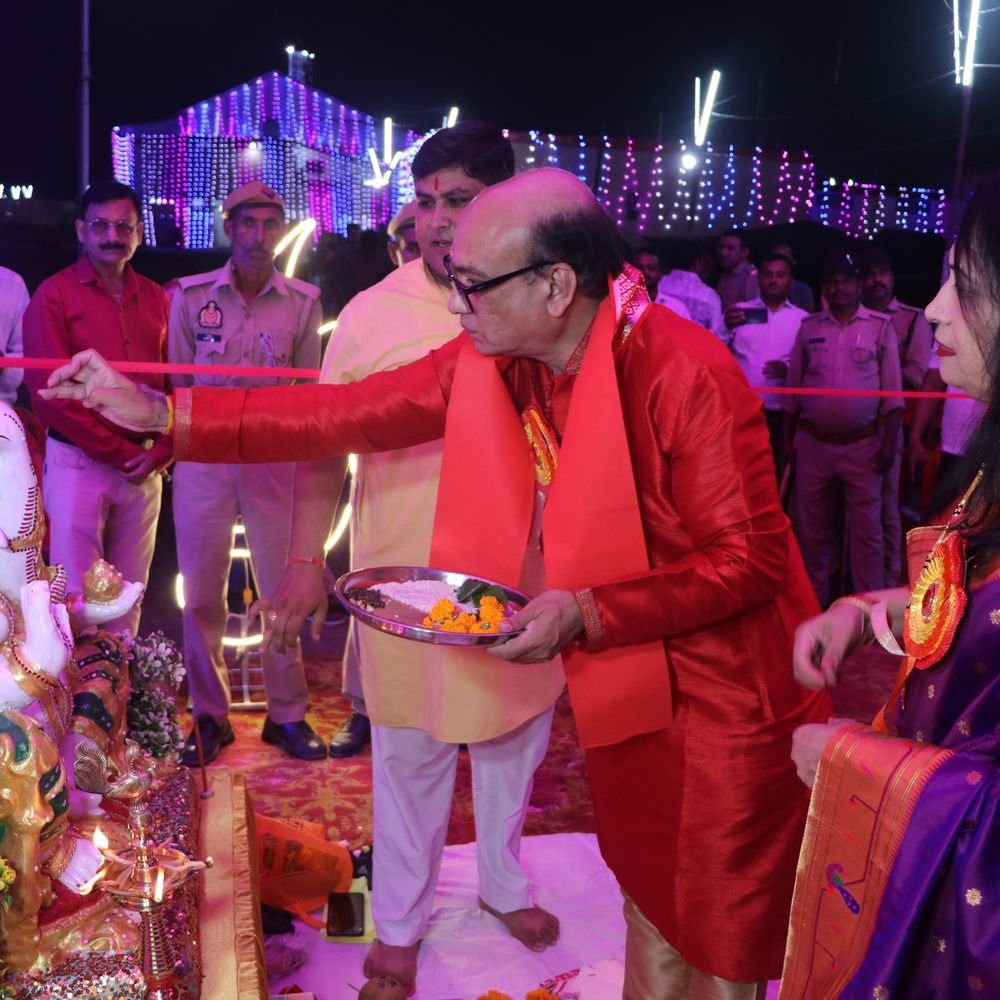शाहजहांपुर में 59वें ओसीएफ रामलीला महोत्सव का शुभारंभ:गणेश पूजन से हुई शुरुआत, सामाजिक एकता का दिया संदेश