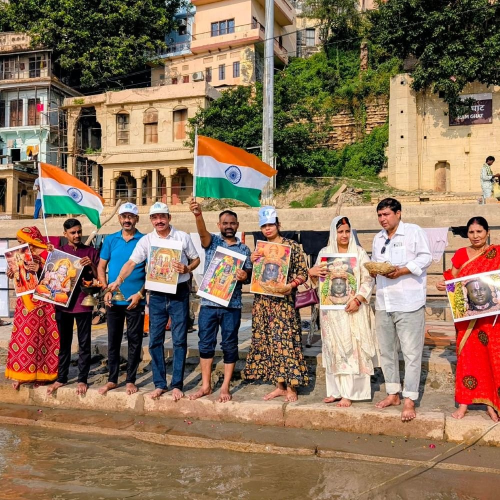 स्वच्छता अभियान का संदेश:विजयदशमी पर नमामि गंगे ने दिया ‘स्वच्छता से संपन्नता’ का संदेश