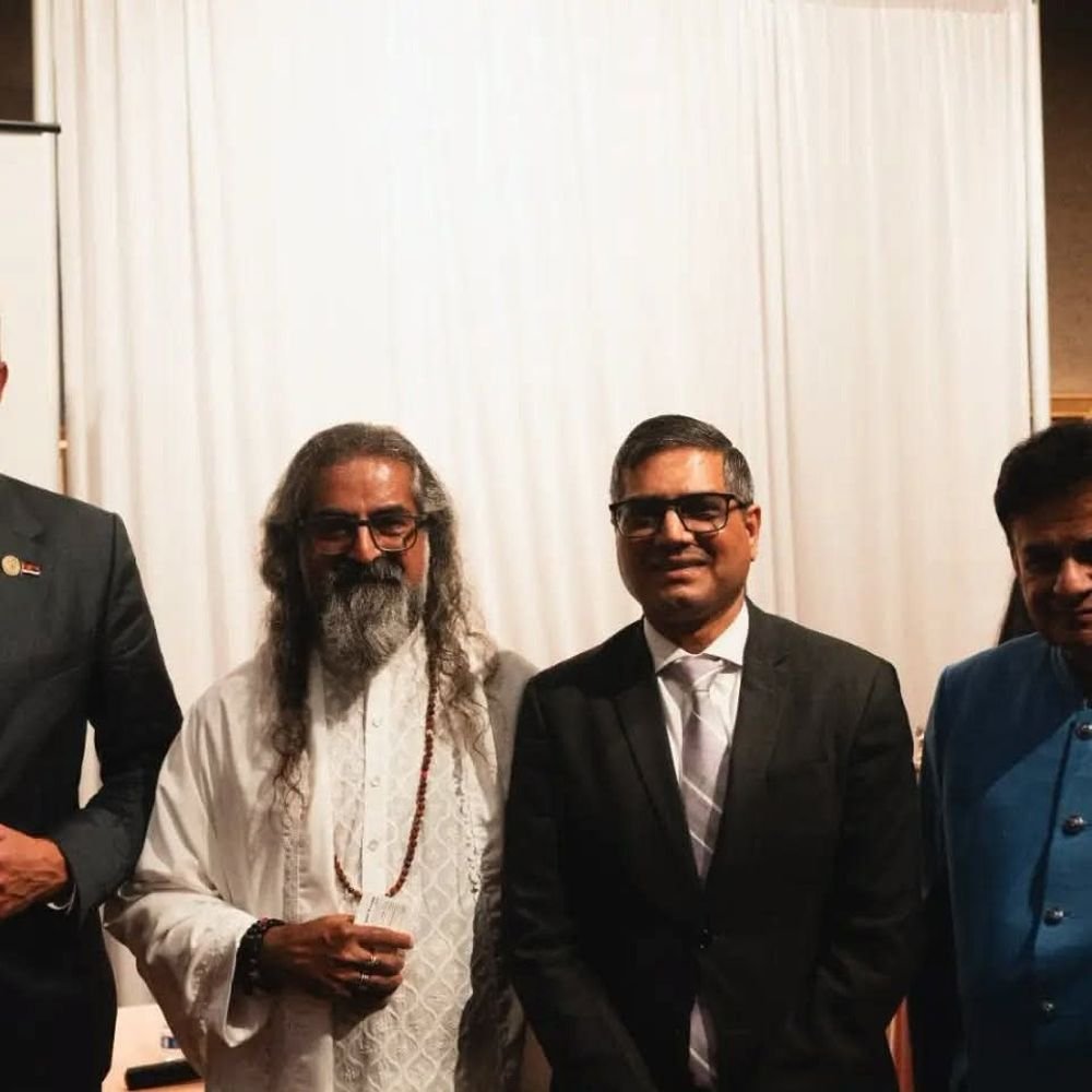 प्रिंसटन यूनिवर्सिटी में गूंजा ‘30 हजार दिनों’ का मंत्र:मोहनजी बोले- सफलता नहीं, संतुष्टि है जीवन की असली कमाई