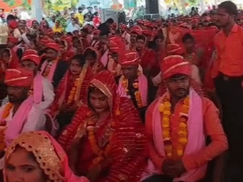 अयोध्या में कल 185 जोड़े एक साथ 7 फेरे लेंगे:मुख्यमंत्री सामूहिक विवाह योजना के तहत मिल्कीपुर में आयोजन होगा