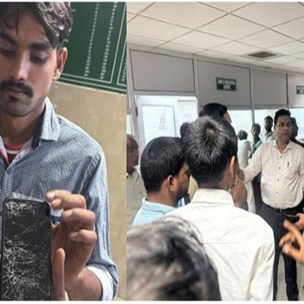 एसएन में तीमारदारों से मारपीट, मोबाइल तोड़े:खून जांच के 265 रुपये मांगने पर सवाल किया तो भड़का स्टाफ, पुलिस ने खंगाले सीसीटीवी