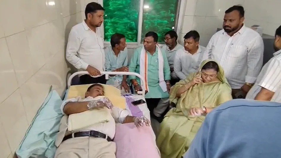 उन्नाव में मशाल यात्रा के दौरान हादसा