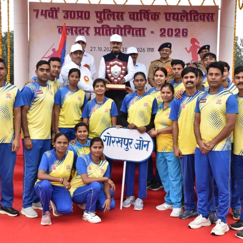 मेरठ जोन ने एथलेटिक्स-साइकिलिंग की ट्रॉफी जीती:लखनऊ में 74वीं यूपी पुलिस प्रतियोगिता में 9 रिकॉर्ड बने; महिला खिलाड़ियों ने 5 रिकॉर्ड बनाए
