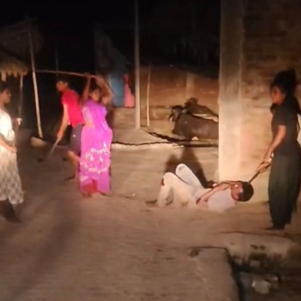 कानपुर देहात में युवक की पीट-पीटकर हत्या:परिवार की महिलाओं ने लाठी मारी, रस्सी से गला बांधकर घसीटा