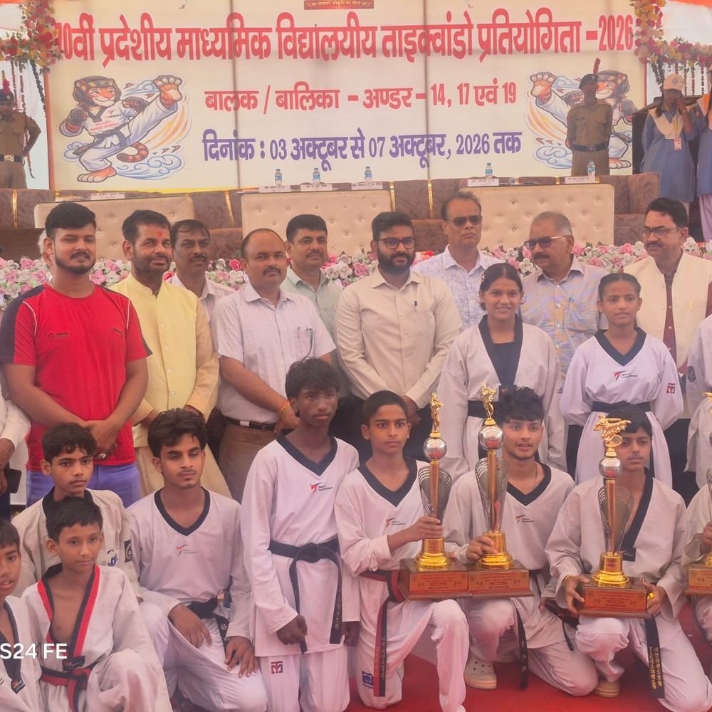 ताइक्वांडो प्रतियोगिता:अंडर-19 में गोरखपुर बना चैंपियन; एक गोल्ड, तीन सिल्वर और एक ब्रॉन्ज मेडल मिला