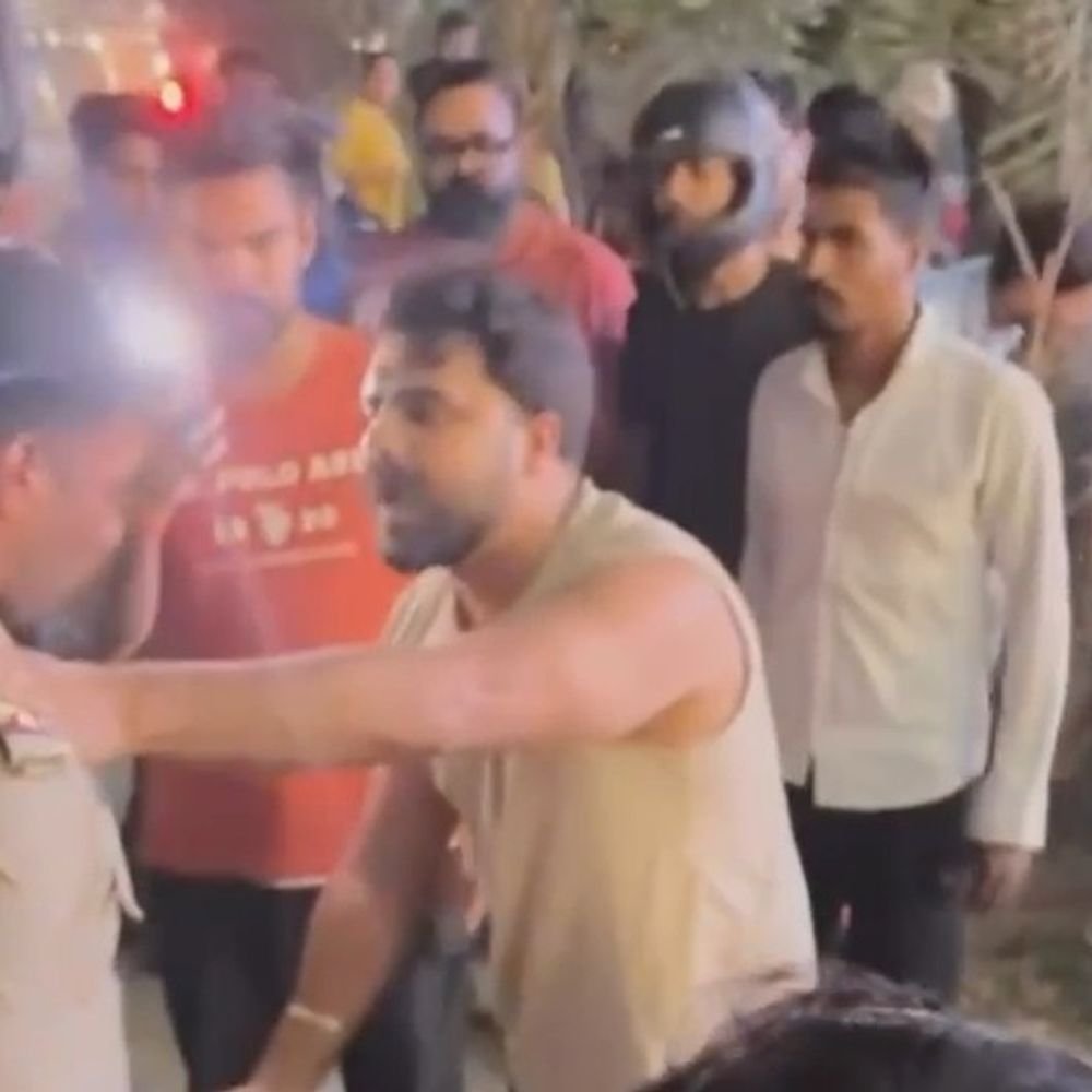 दरोगा से बदतमीजी करने वाला आरोपी गिरफ्तार:ग्रेटर नोएडा में बदसलूकी-धक्का मुक्की की, बोला- मेरे पैरों पर गिरकर माफी मांग
