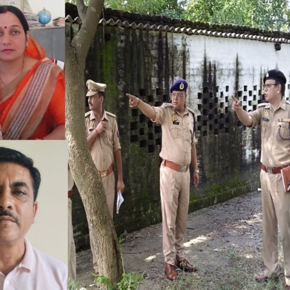 शिक्षक दंपती हत्याकांड में 9 संदिग्ध हिरासत में:सुल्तानपुर में चार के फुटेज मिले, UPI ट्रांजेक्शन और जमीन विवाद पर जांच तेज