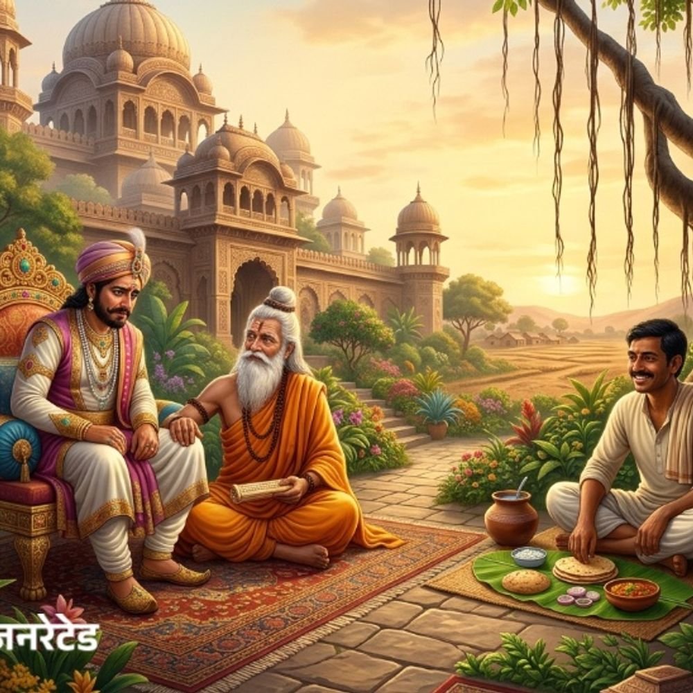 राजा को एक सेवक का जीवन लग रहा था अच्छा:10 बातें ध्यान रखेंगे, तो काम से जुड़ी अनावश्यक चिंता और थकान से बच सकते हैं
