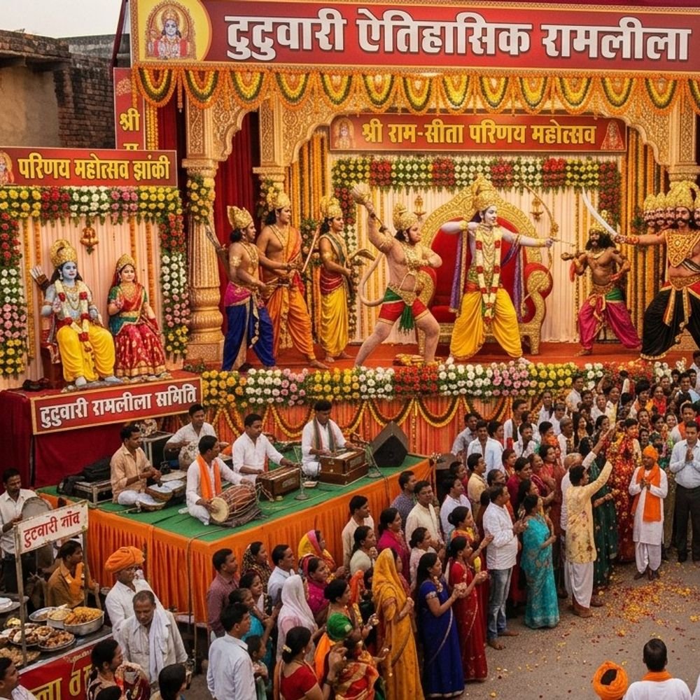 टुटुवारी में 11 से 21 अक्टूबर तक रामलीला:रामजन्म से विजयादशमी तक होंगे विविध प्रसंगों के मंचन