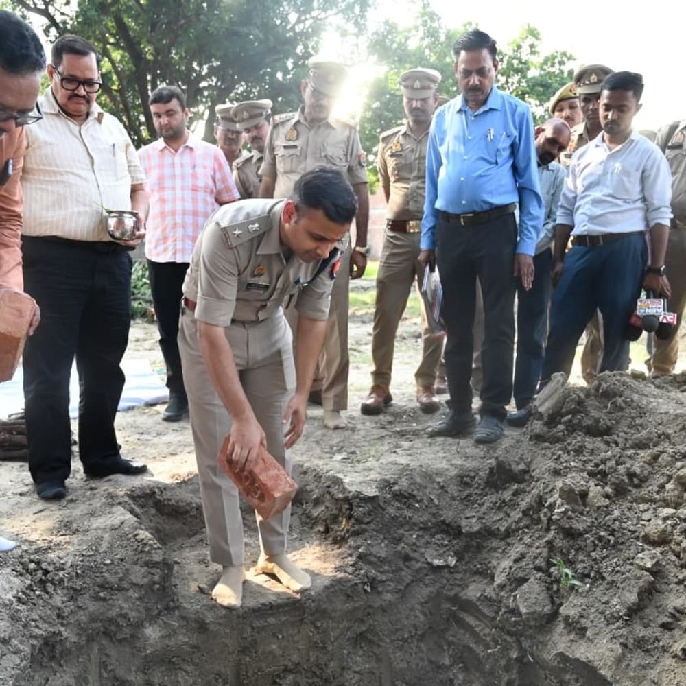 राधानगर थाने को मिलेगा नया हाईटेक भवन:₹12 करोड़ की लागत से निर्माण शुरू, एसपी ने किया भूमि पूजन