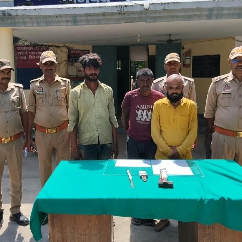 अमेठी में 3 बदमाश गिरफ्तार:ताले तोड़कर घरों में करते थे चोरी, वारदात को अंजाम देने की फिराक में थे