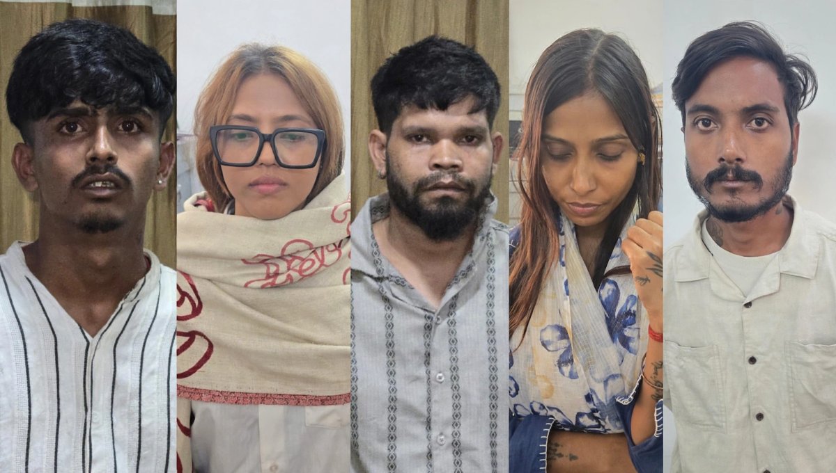 जोरहाट में प्रेम-जाल गिरोह का भंडाफोड़, पांच गिरफ्तार
