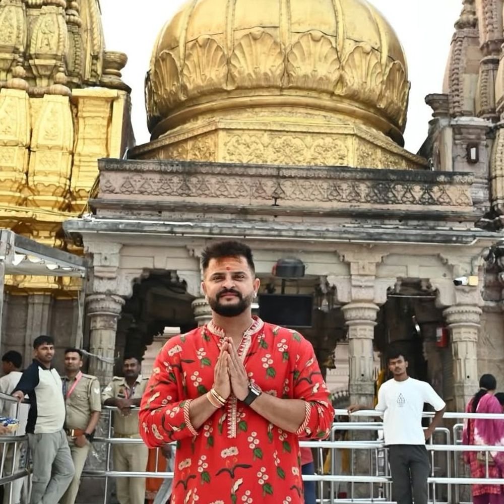 बाबा विश्वनाथ के दरबार में पहुंचे सुरेश रैना:कचौड़ी-जलेबी और बाटी-चोखा खाया, कहा- ढेर सारे प्यार के साथ, बहुत बढ़िया खाना
