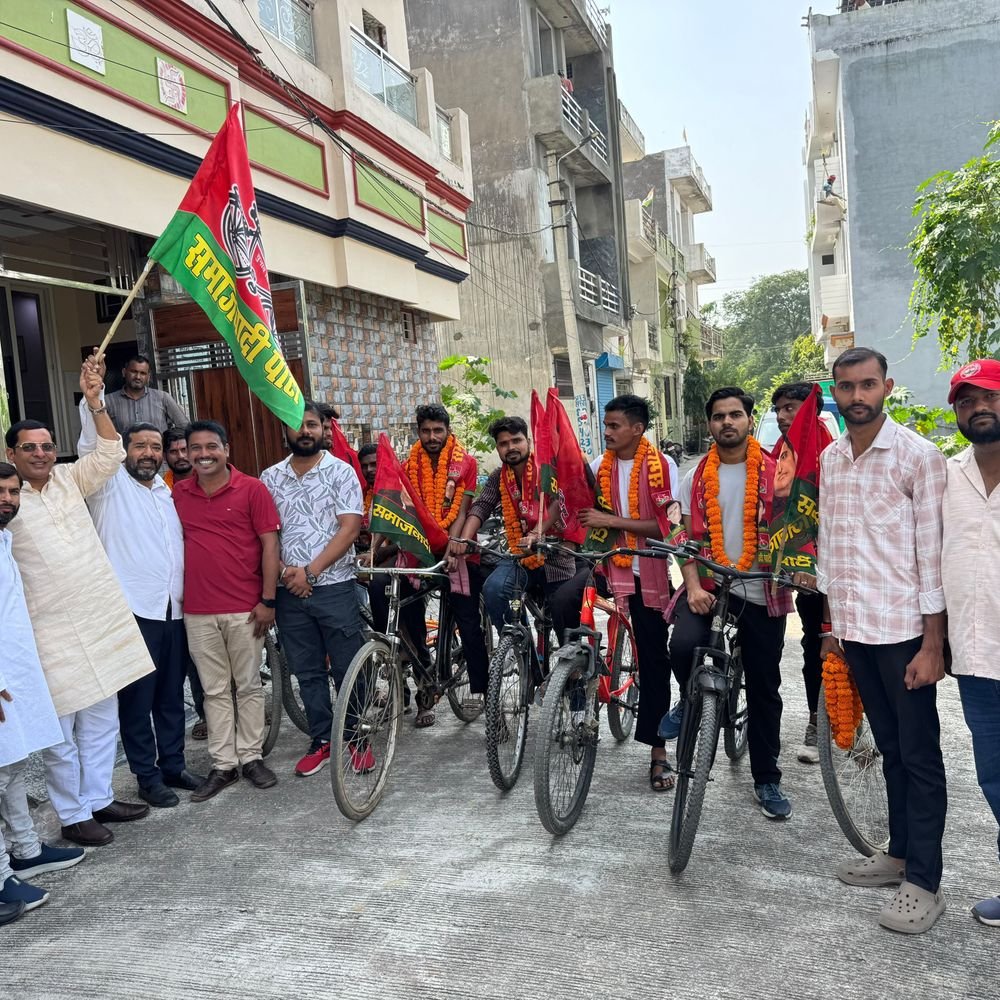 बरेली से पीडीए साइकिल यात्रा शुरू:9 अक्टूबर को सैफई पहुंचेगी, नेताजी मुलायम सिंह यादव की पुण्यतिथि पर कार्यक्रम