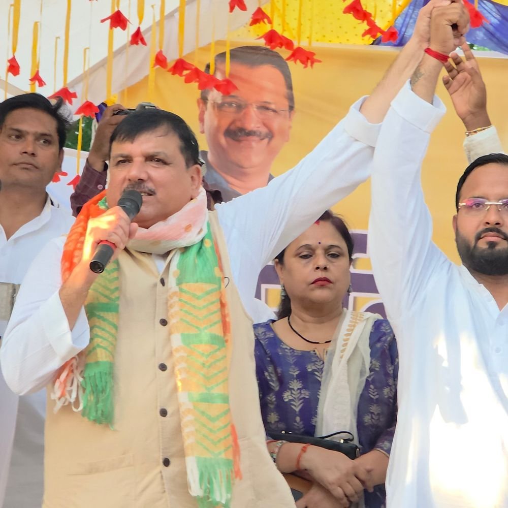 संजय सिंह ने सुल्तानपुर से किया चुनावी शंखनाद:सदर सीट से पार्टी प्रवक्ता को मजबूत करने का दिया संकेत, बसपा उतार चुकी है प्रत्याशी