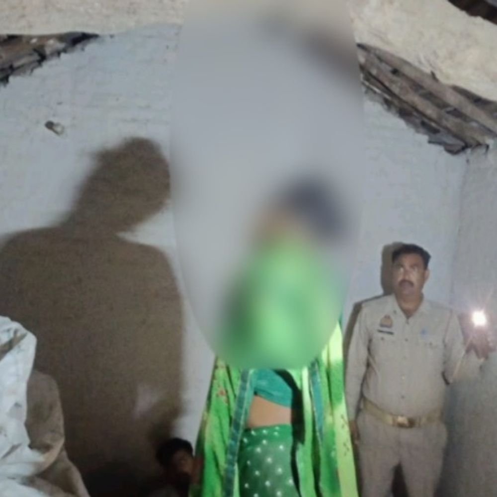 ललितपुर में महिला की गला घोंटकर हत्या:4 दिन पहले फंदे से लटकता मिला था शव, पोस्टमार्टम रिपोर्ट में हुआ खुलासा