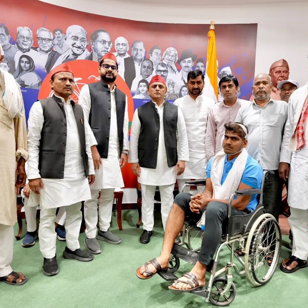 CISF जवान पर हमले का मामला अखिलेश तक पहुंचा:आरोपी की गिरफ्तारी नहीं होने से नाराज पीड़ित परिवार ने मांगी मदद