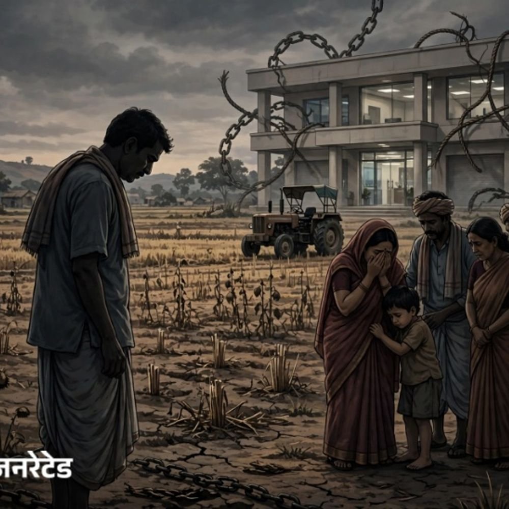 लोन की किस्त नहीं चुकाई, एजेंट्स ने किसान को उठाया:3 दिन बाद फाइनेंस कंपनी के ऑफिस में लाश मिली; 5 गिरफ्तार