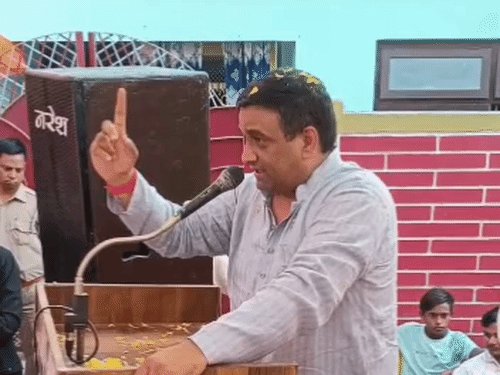 अखिलेश यादव, पुरवा से उदयराज यादव को ही टिकट देना:उन्नाव में भाजपा विधायक अनिल सिंह बोले- चाचा का टिकट काटा तो बर्दाश्त नहीं करेंगे