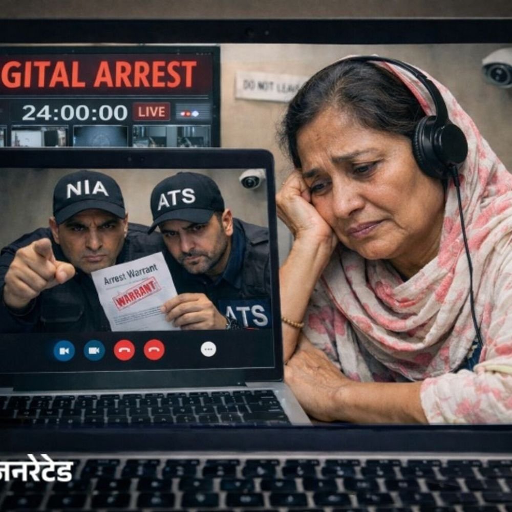 गोंडा में महिला को डिजिटल अरेस्ट कर 21.30 लाख ठगे:गोंडा में RBI के फर्जी खाते में जमा कराए 21.30 लाख रुपए