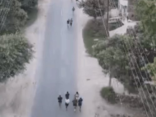 कासगंज में सेंट जोसेफ स्कूल की क्रॉस कंट्री रेस:10 किमी सीनियर और 5 किमी जूनियर वर्ग ने लगाई दौड़, ड्रोन से निगरानी