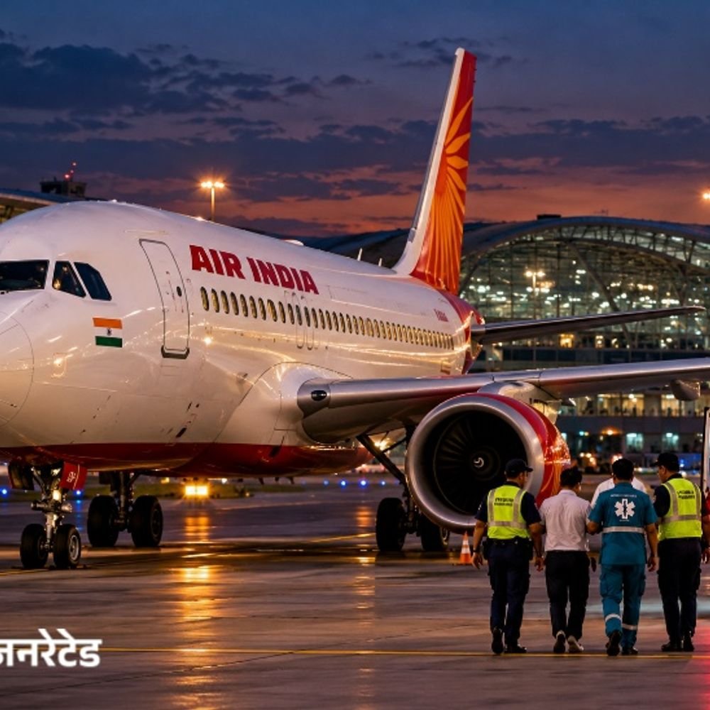 बैंकॉक से मुंबई आ रही एअर-इंडिया की फ्लाइट वापस लौटी:विमान में भारतीय यात्री ने हंगामा किया था; एयरपोर्ट से मेडिकल टीम उसे ले गई