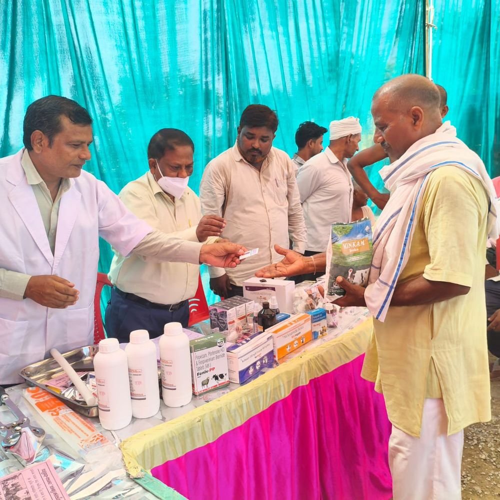 बसडिला में पशु आरोग्य मेला:457 पशुओं को मिला उपचार,बीमारियों से बचाव के लिए समय पर टीका लगवाने की सलाह