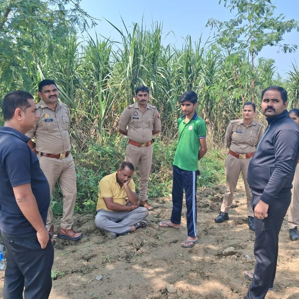 हापुड़ में खेत में मिला युवक का शव:तीन दिन से लापता था, सर्पदंश की आशंका, पेट्रोल पंप पर करता था काम