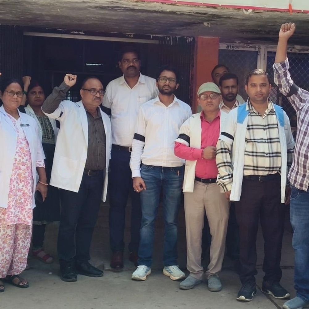एनएचएम कर्मचारियों ने वेतन वृद्धि को लेकर उठाई आवाज:सरकार से उचित सम्मान और समस्याओं के समाधान की मांग की