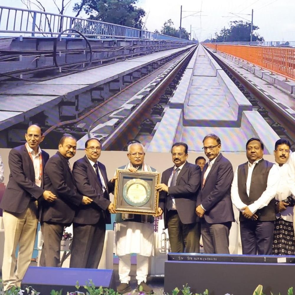 नमो भारत को यात्री सेवाओं के लिए मिला राष्ट्रीय पुरस्कार:लगातार दूसरे साल बेस्ट एग्जीबिटर बना NCRTC, रोजाना 1.1 लाख से अधिक यात्री कर रहे सफर