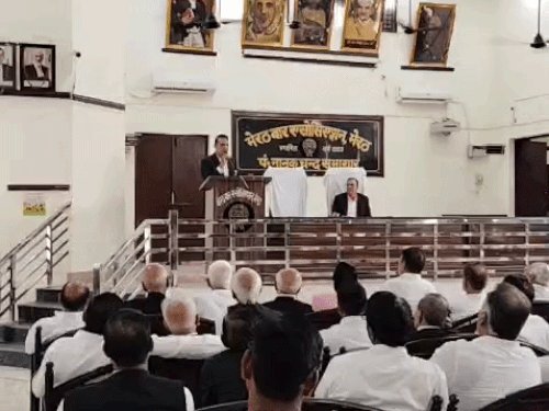 हाईकोर्ट बेंच मांग: कल न्यायिक काम नहीं करेंगे वकील:अधिवक्ता संरक्षण कानून लागू कराने को आंदोलन तेज, बुधवार को सहारनपुर में होगी बैठक