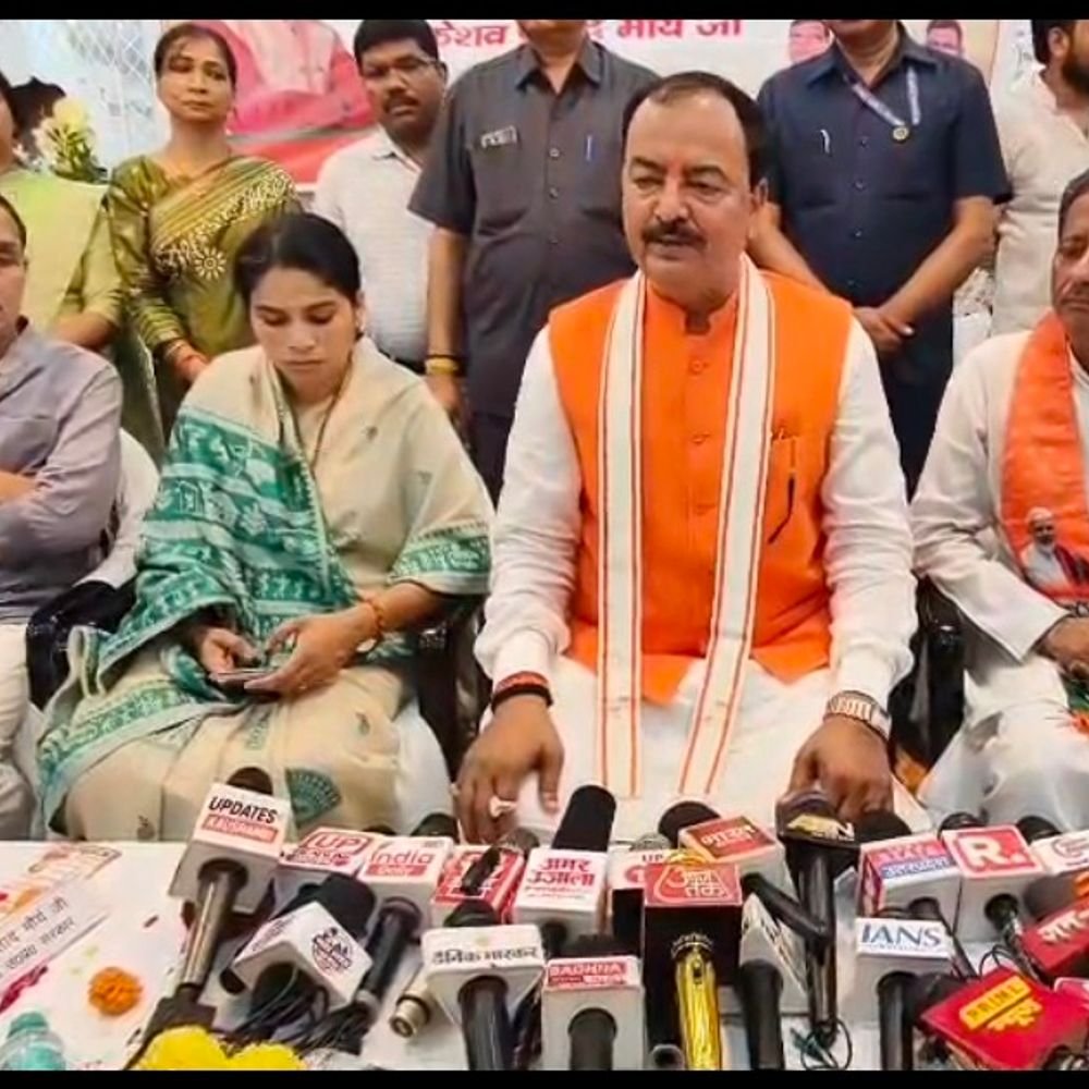 चोरों को जनता ने वोट देना कर दिया बंदः केशव:बोले डिप्टी सीएमः हारने के बाद ईवीएम और चुनाव आयोग में दिखता है दोष