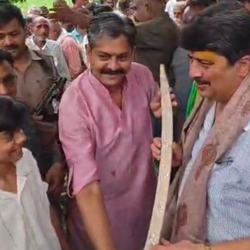 बेंती में धूमधाम से मना राजा भैया का 57वां जन्मदिन:समर्थकों का लगा जमावड़ा, केक काटा; सरदार पटेल के चित्र पर किया माल्यार्पण